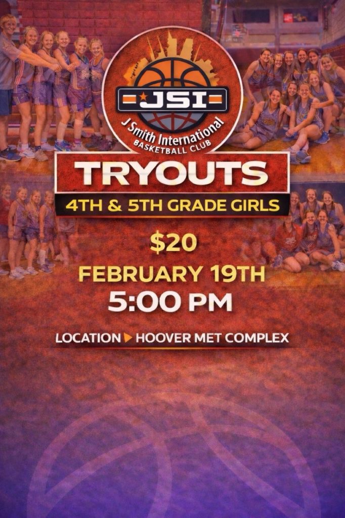 JSI Girls 4th and 5th Tryouts 2026