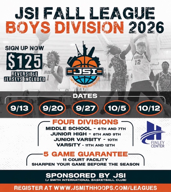 JSI Fall League Boys Division 2026